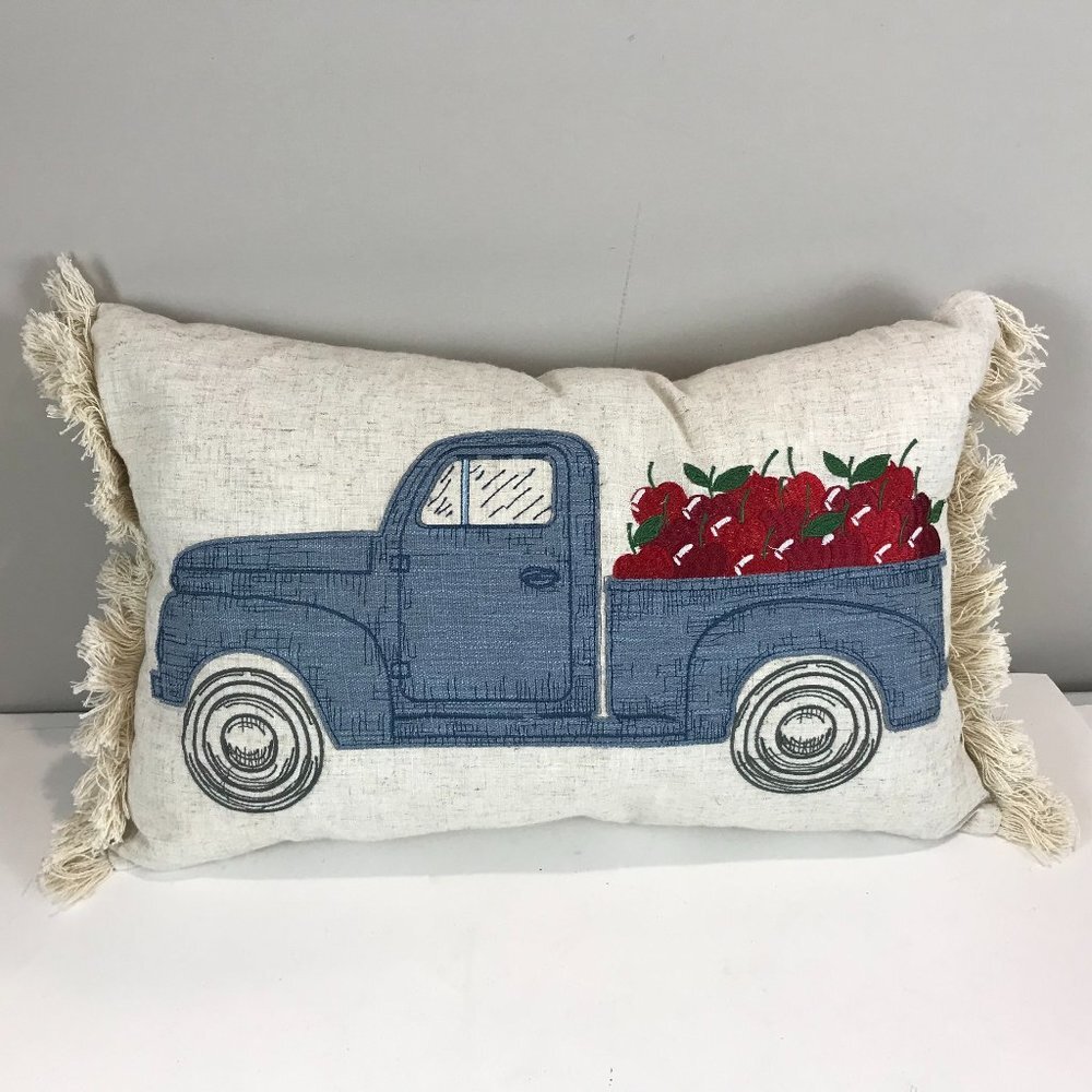 Home Accent Pillow Farm Truck
